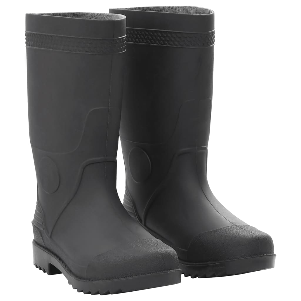 vidaXL Gummistiefel Schwarz Größe 40 PVC