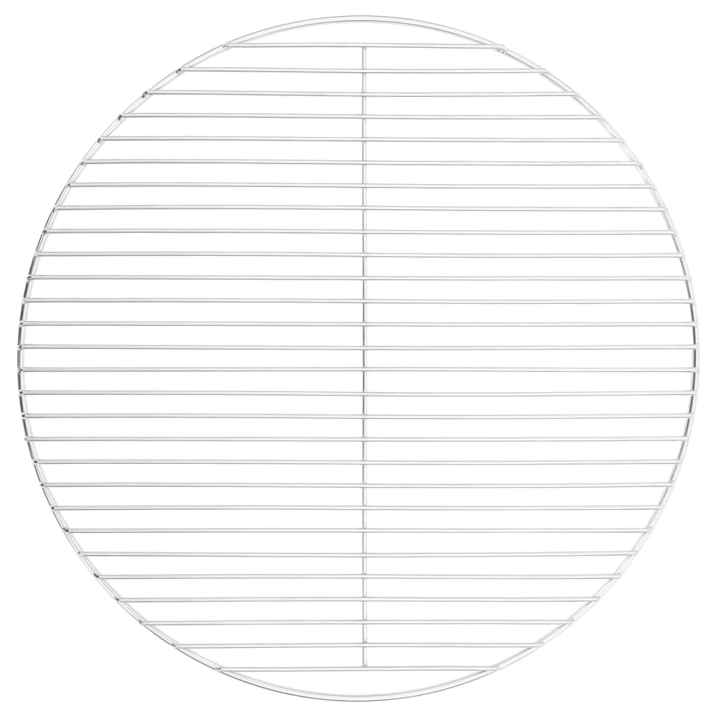 vidaXL Grillrost Rund Ø54 cm 304 Edelstahl