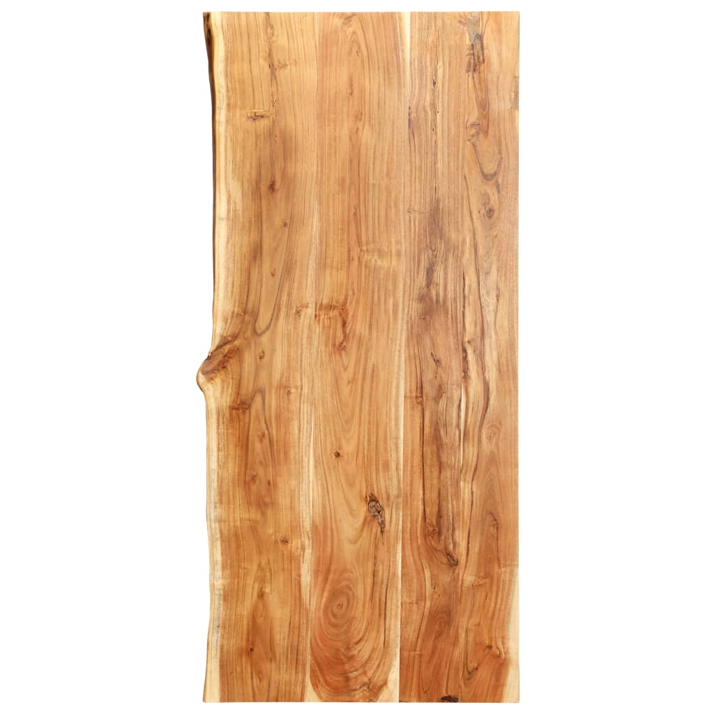 vidaXL Badezimmer-Waschtischplatte Massivholz Akazie 114x52x4 cm