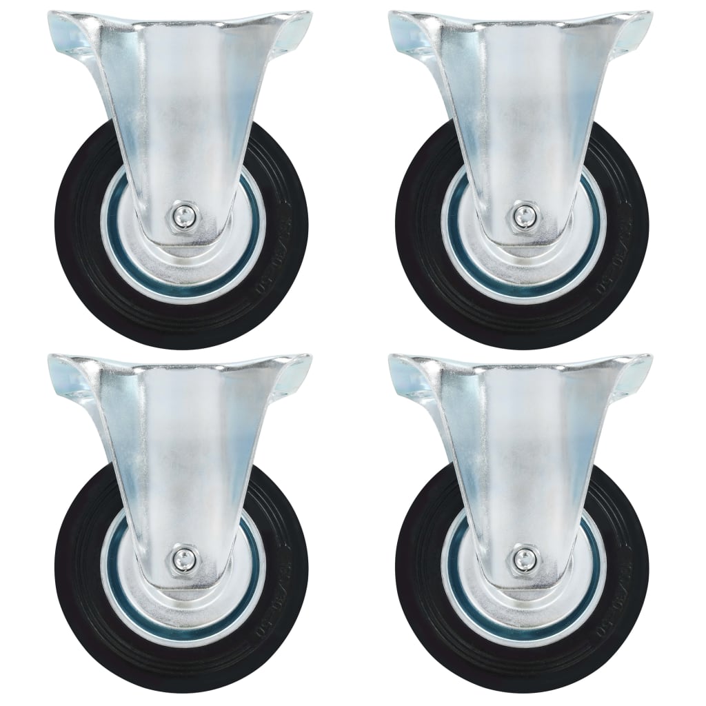 vidaXL 12 Stk. Bockrollen 100 mm