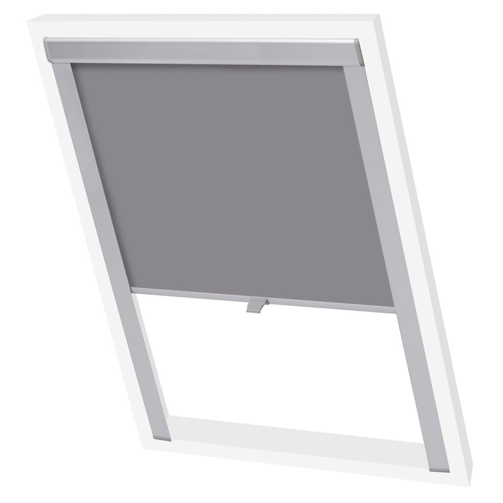  vidaXL Verdunkelungsrollo Grau S08/608 