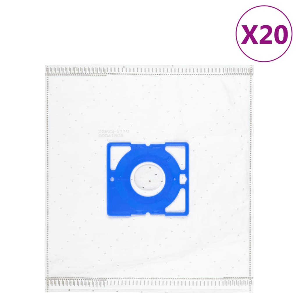 vidaXL Staubsaugerbeutel für Uni Bag 20 Stk.