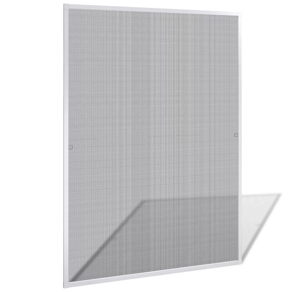 Insektengitter für Fenster 120 x 140 cm weiß