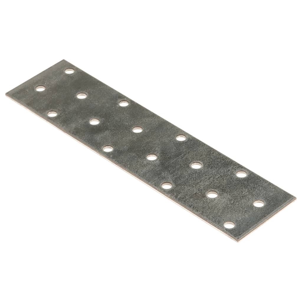 vidaXL Lochplatten 60 Stk. 2 mm 160x40 mm Verzinkter Stahl