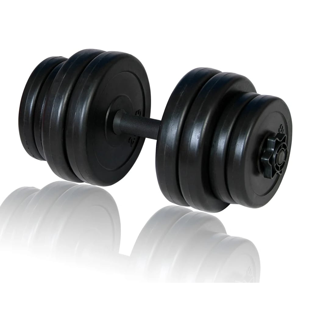 vidaXL Hantel 1 Stk. 15 kg