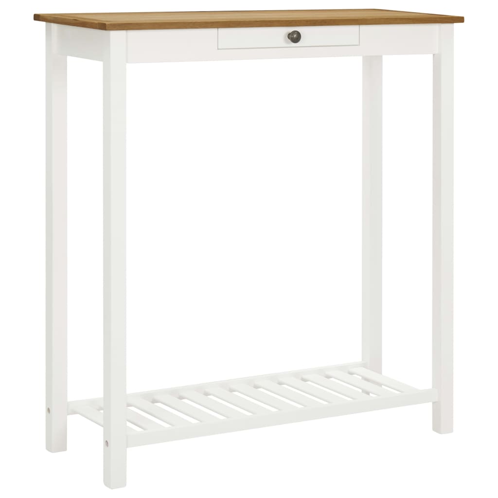 vidaXL Bartisch 100x40x110 cm Massivholz Eiche