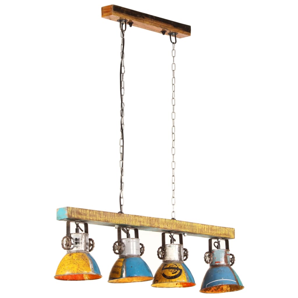 vidaXL Deckenleuchte Industrie-Stil 25 W Mehrfarbig 111 cm E27