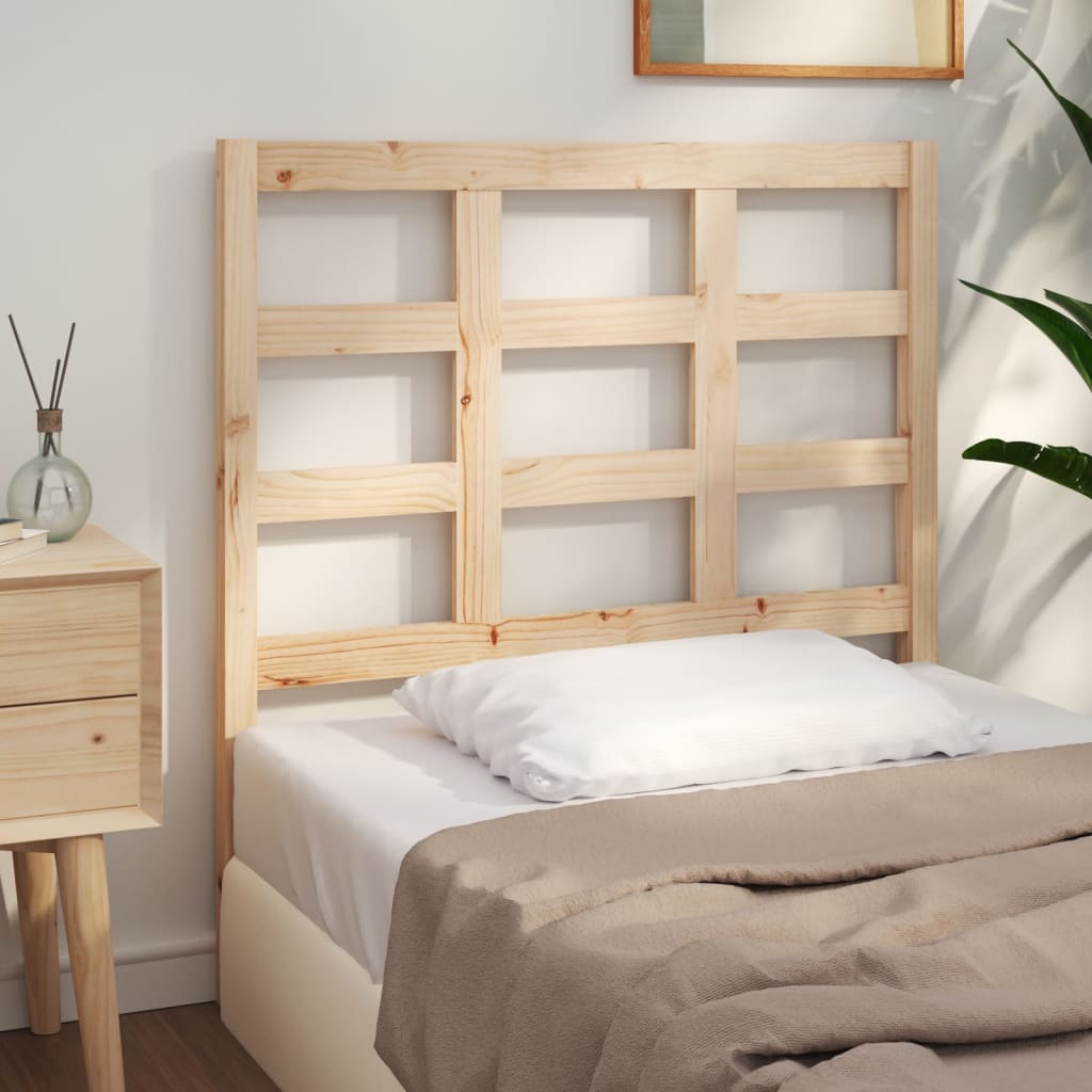 vidaXL Bett-Kopfteil 105,5x4x100 cm Massivholz Kiefer