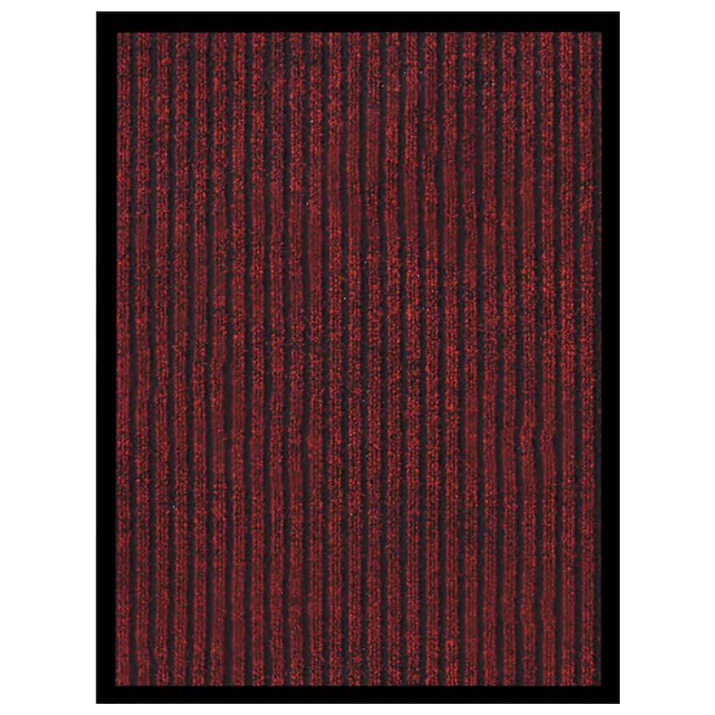 vidaXL Fußmatte Rot Gestreift 40x60 cm vidaXL Fußmatte Rot Gestreift 40x60 cm