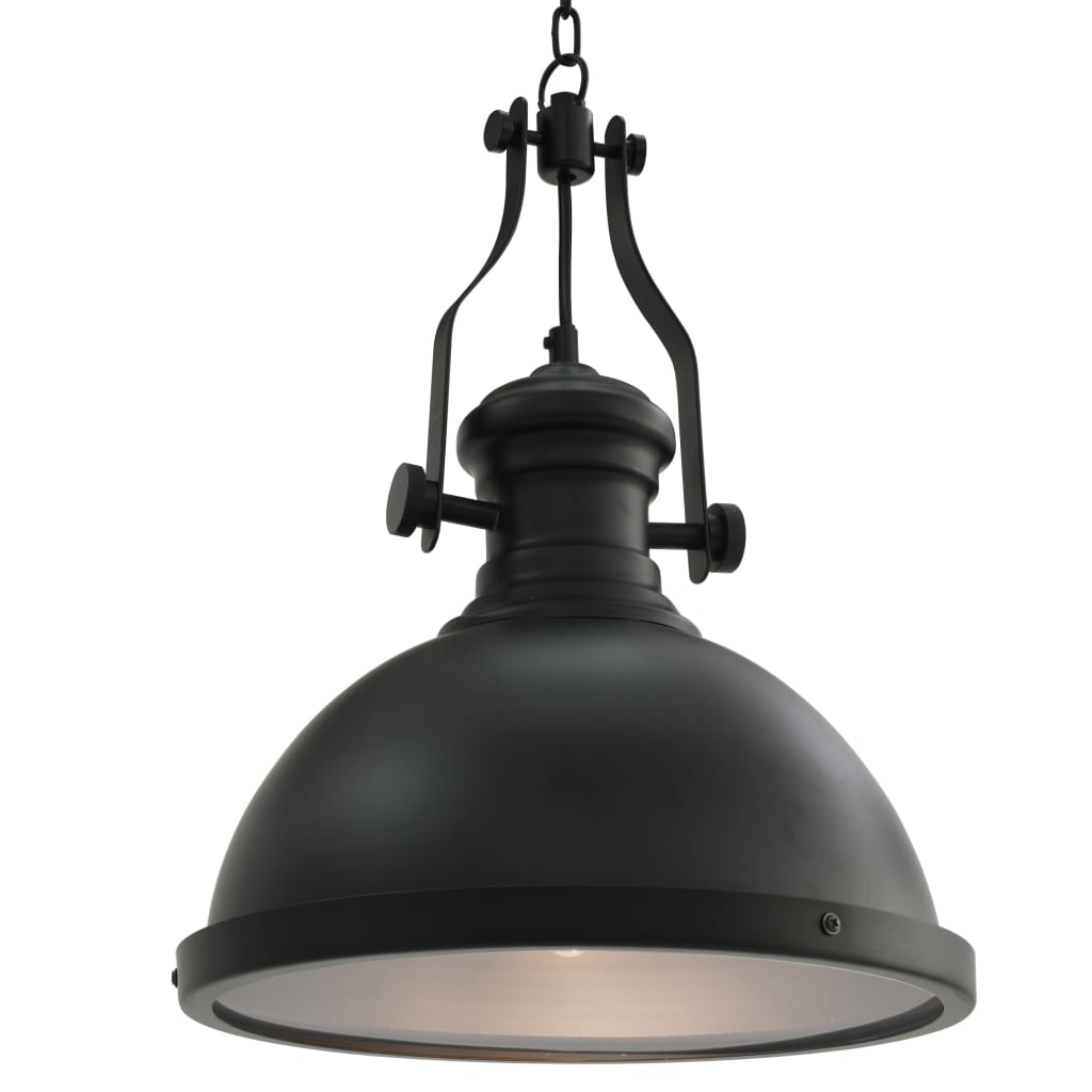 vidaXL Deckenleuchte Schwarz Rund E27   vidaXL Deckenleuchte Schwarz Rund E27