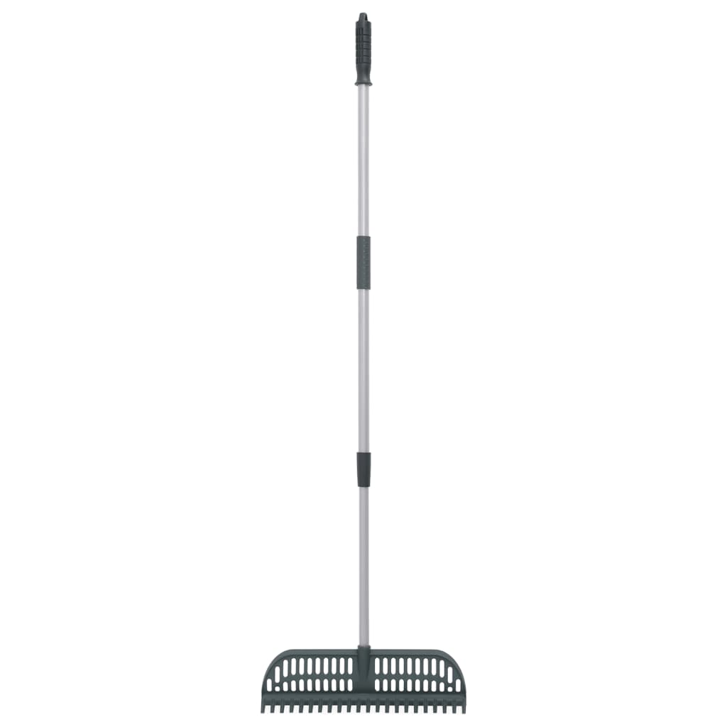 vidaXL Laubrechen 2-in-1 Dunkelgrün 157 cm PP