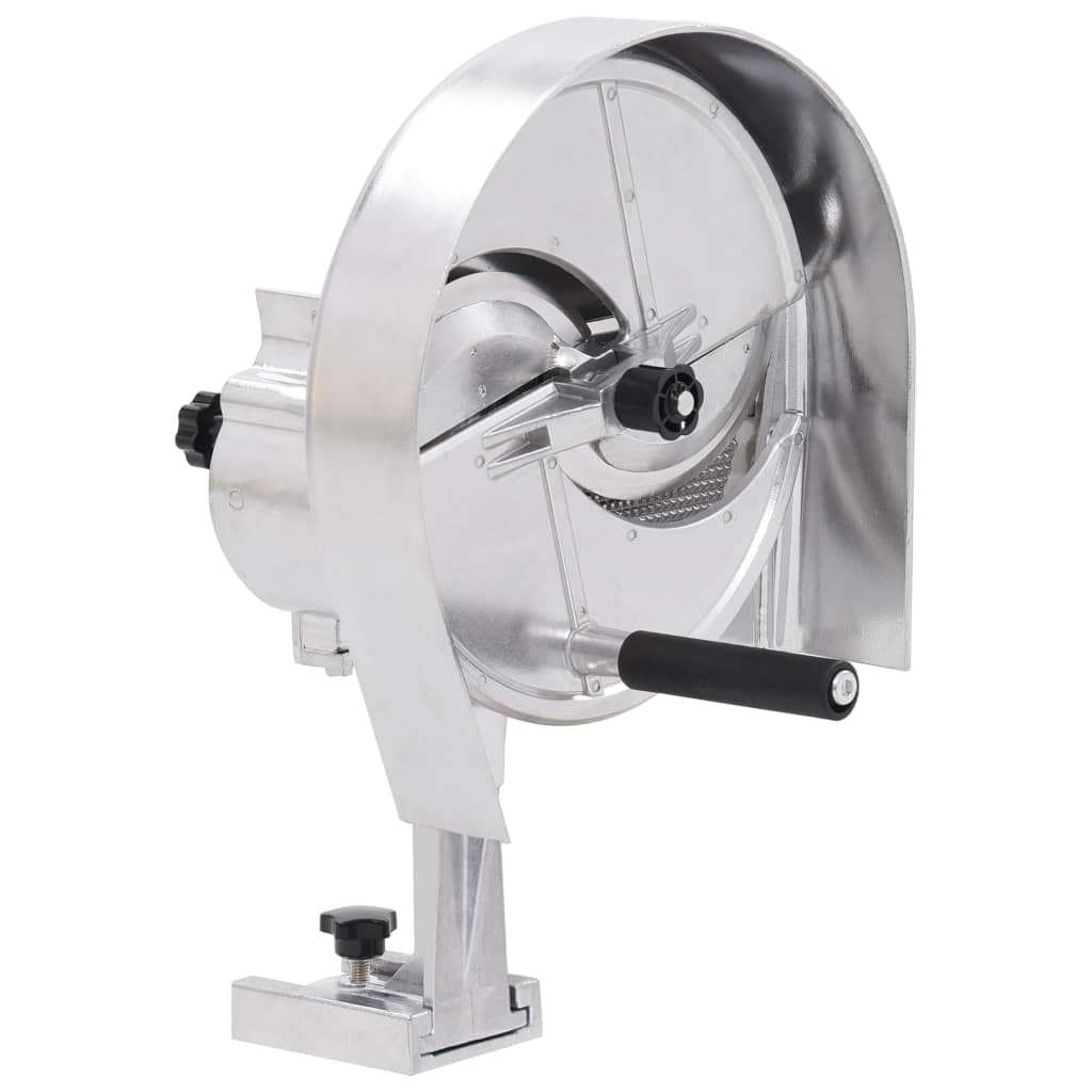 vidaXL Manueller Gemüseschneider Silbern 22 x 44,5 cm Aluminium