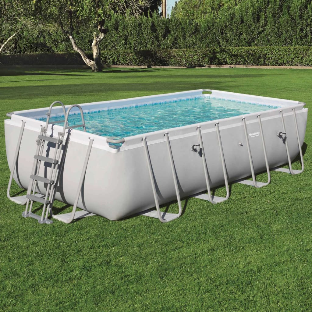 Bestway 4-Stufen-Sicherheitsleiter Flowclear 122 cm 58331