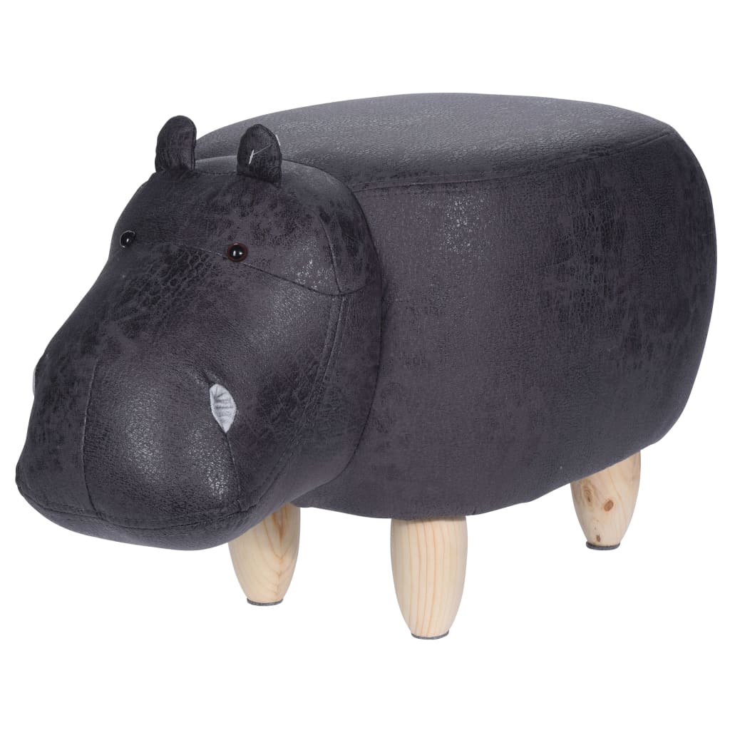 Home&Styling Hocker 64×35 cm Nilpferd-Design