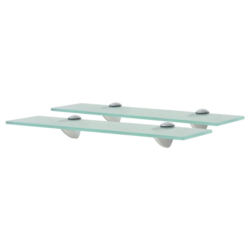  vidaXL Schweberegale 2 Stk. Glas 40x10 cm 8 mm