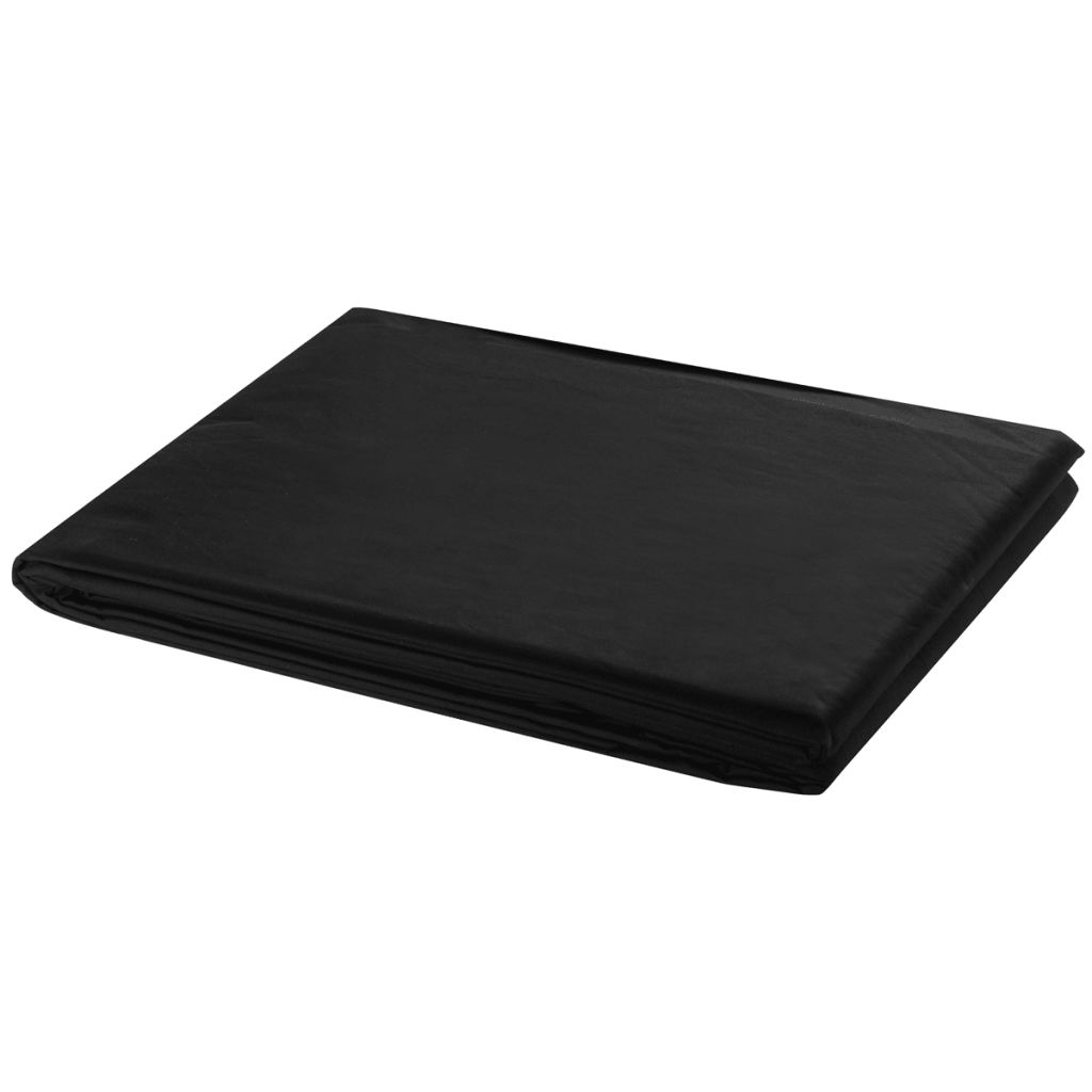 vidaXL Fotohintergrund ohne Ständer Baumwolle Schwarz 500x300 cm 