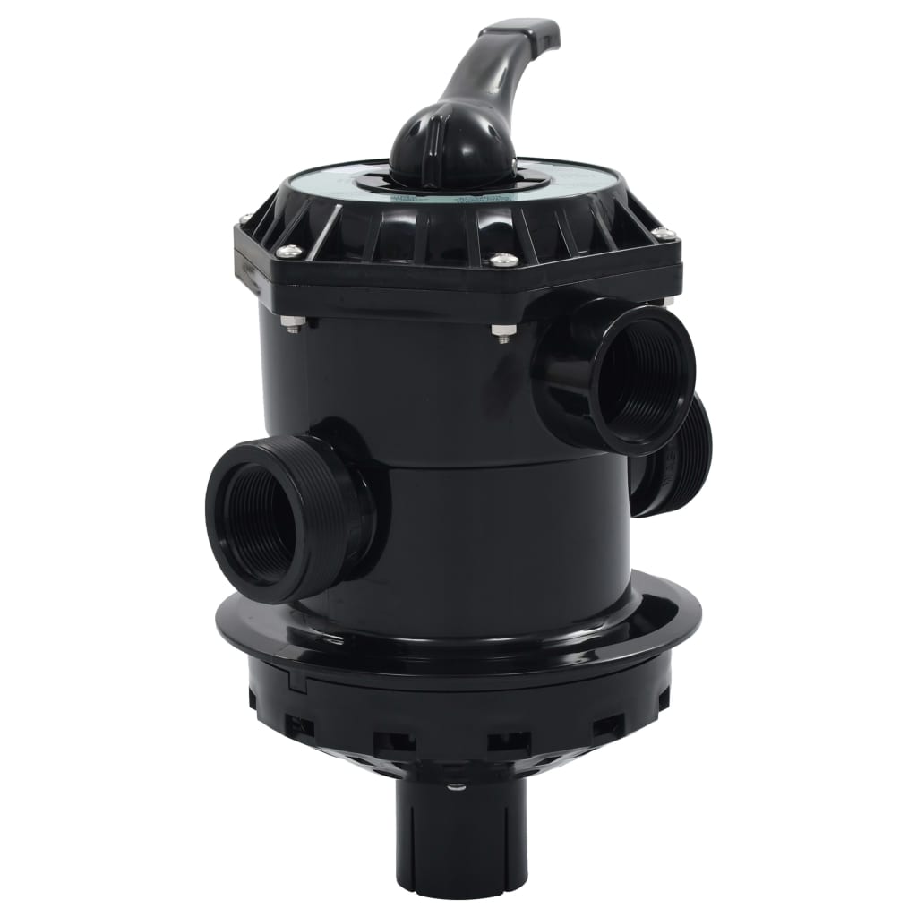 vidaXL Mehrwegeventil für Sandfilter ABS 1,5 " 6-Wege 