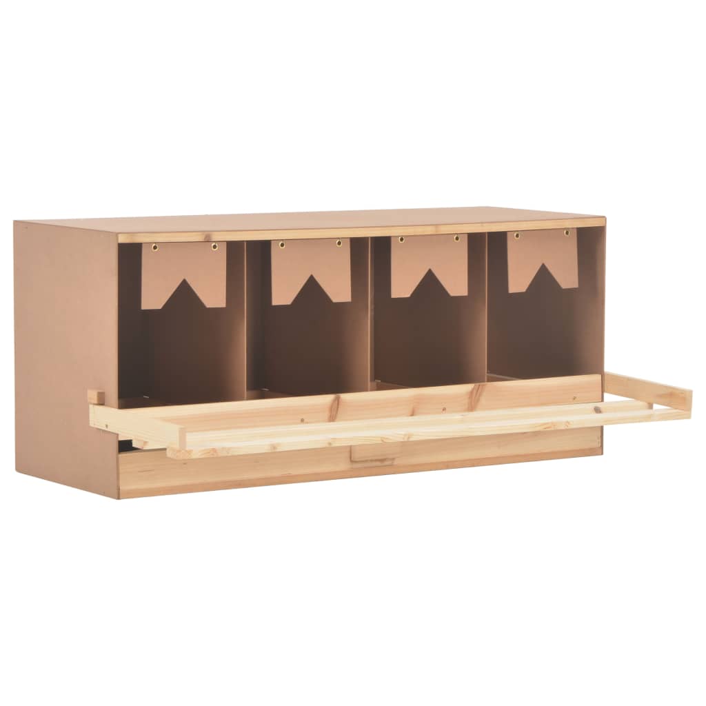 vidaXL 4er Legenest 106x40x45 cm Massivholz Kiefer