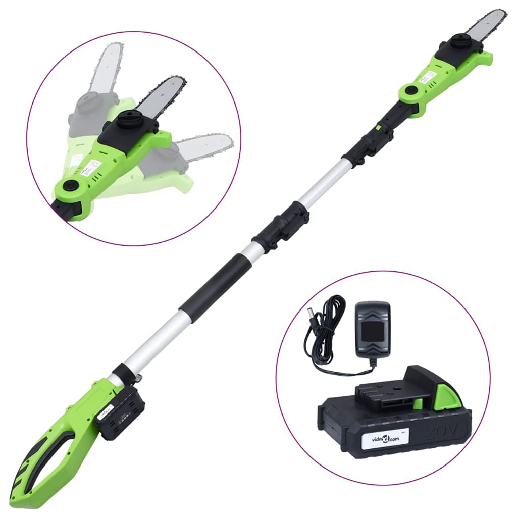 vidaXL Akku-Hochentaster mit Akkusatz 20V 1500 mAh Li-Ionen