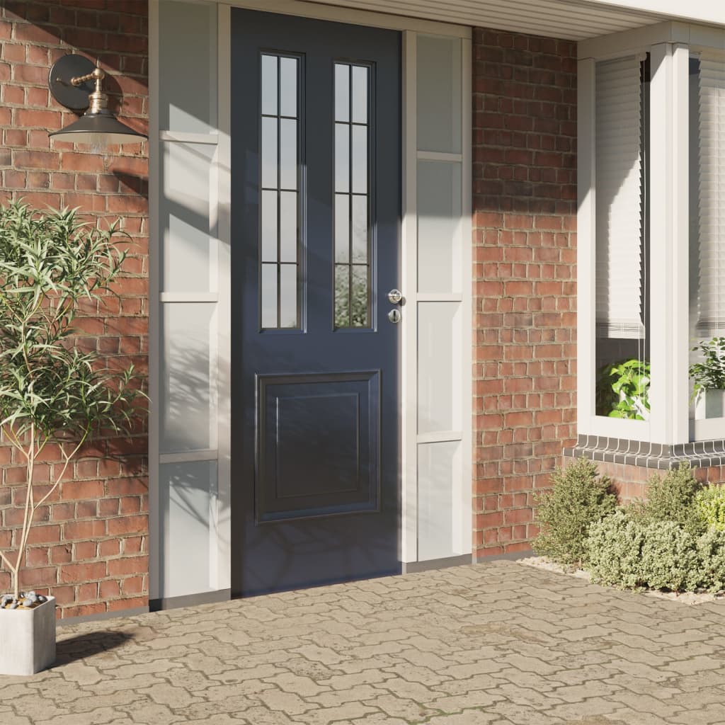 vidaXL Fensterfolie Matt Grau 60x2000 cm PVC