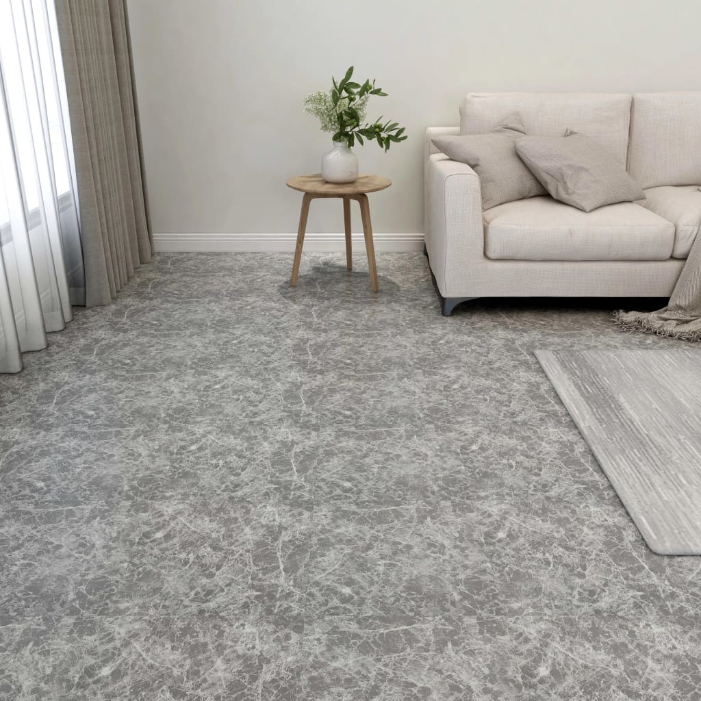    vidaXL PVC-Fliesen Selbstklebend 55 Stk. 5,11 m² Betongrau