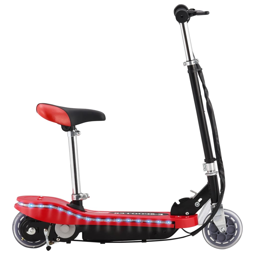   vidaXL E-Scooter für Kinder mit Sitz und LED 120 W Rot