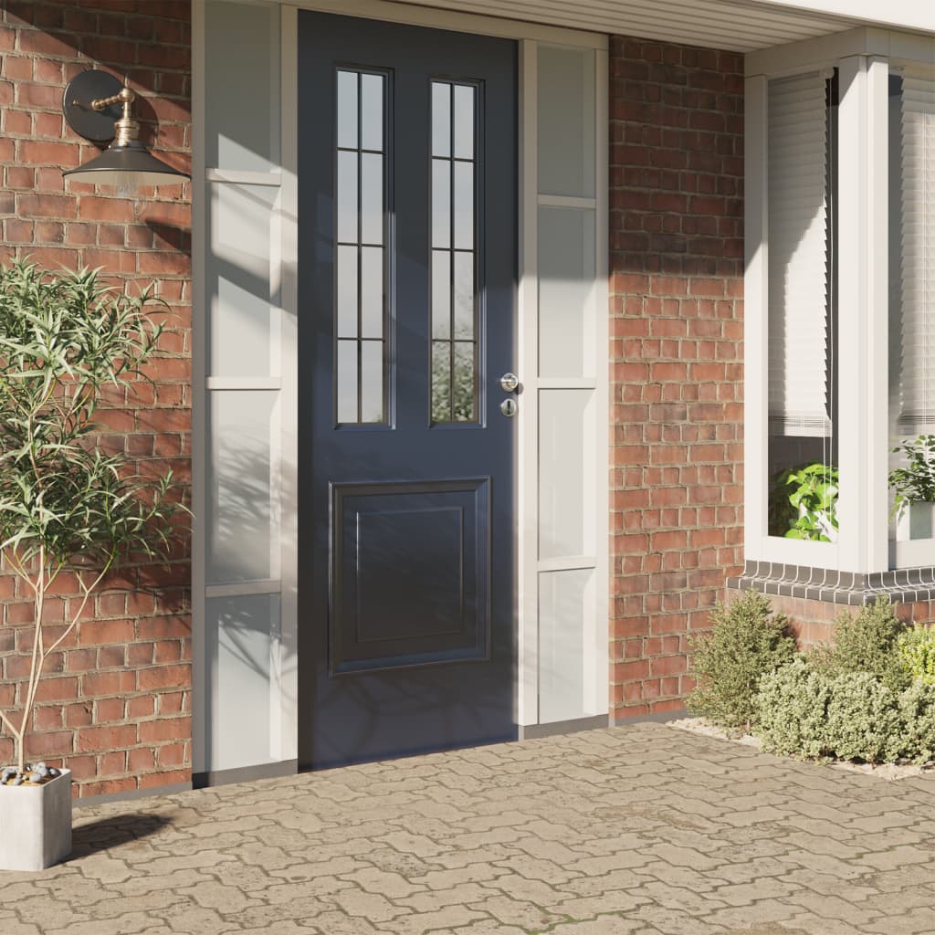 vidaXL Fensterfolie Matt Grau 60x1000 cm PVC