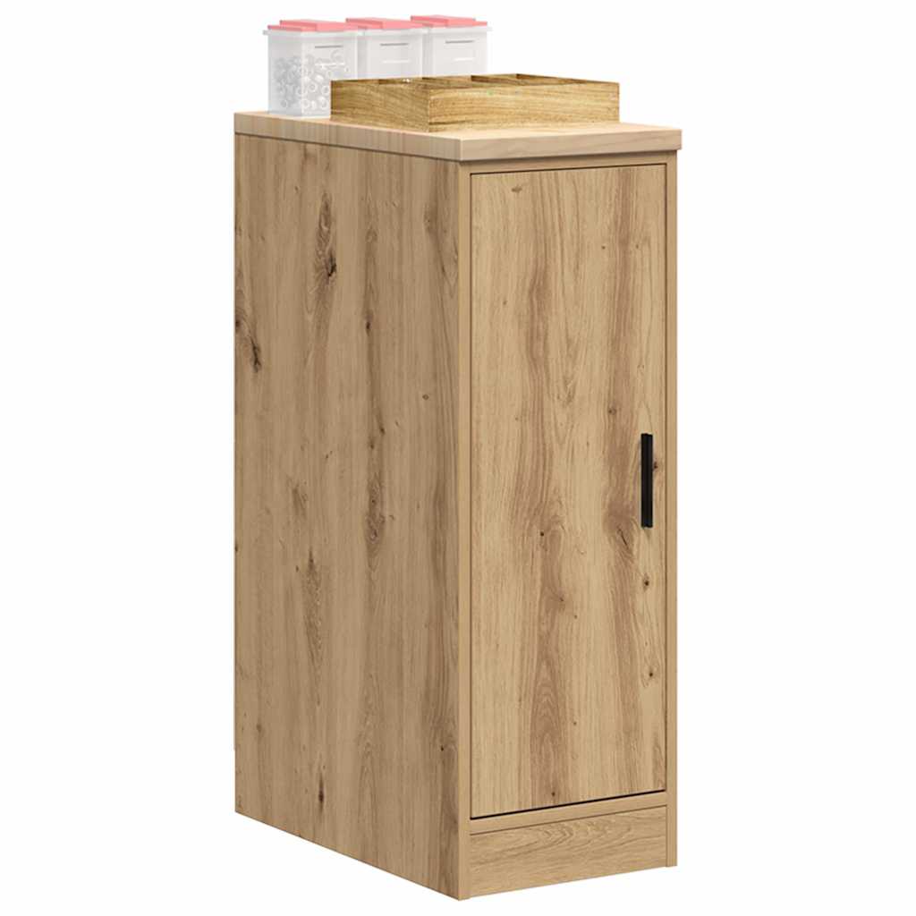 vidaXL Garagen-Aufbewahrungsschrank Artisan-Eiche Massivholz Kiefer