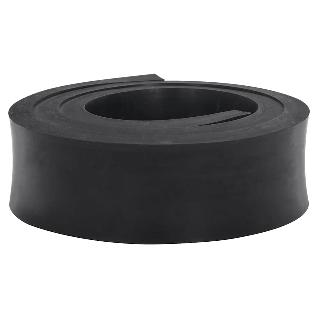 vidaXL Gummileiste für Schneepflug Schwarz 180x10x2 cm