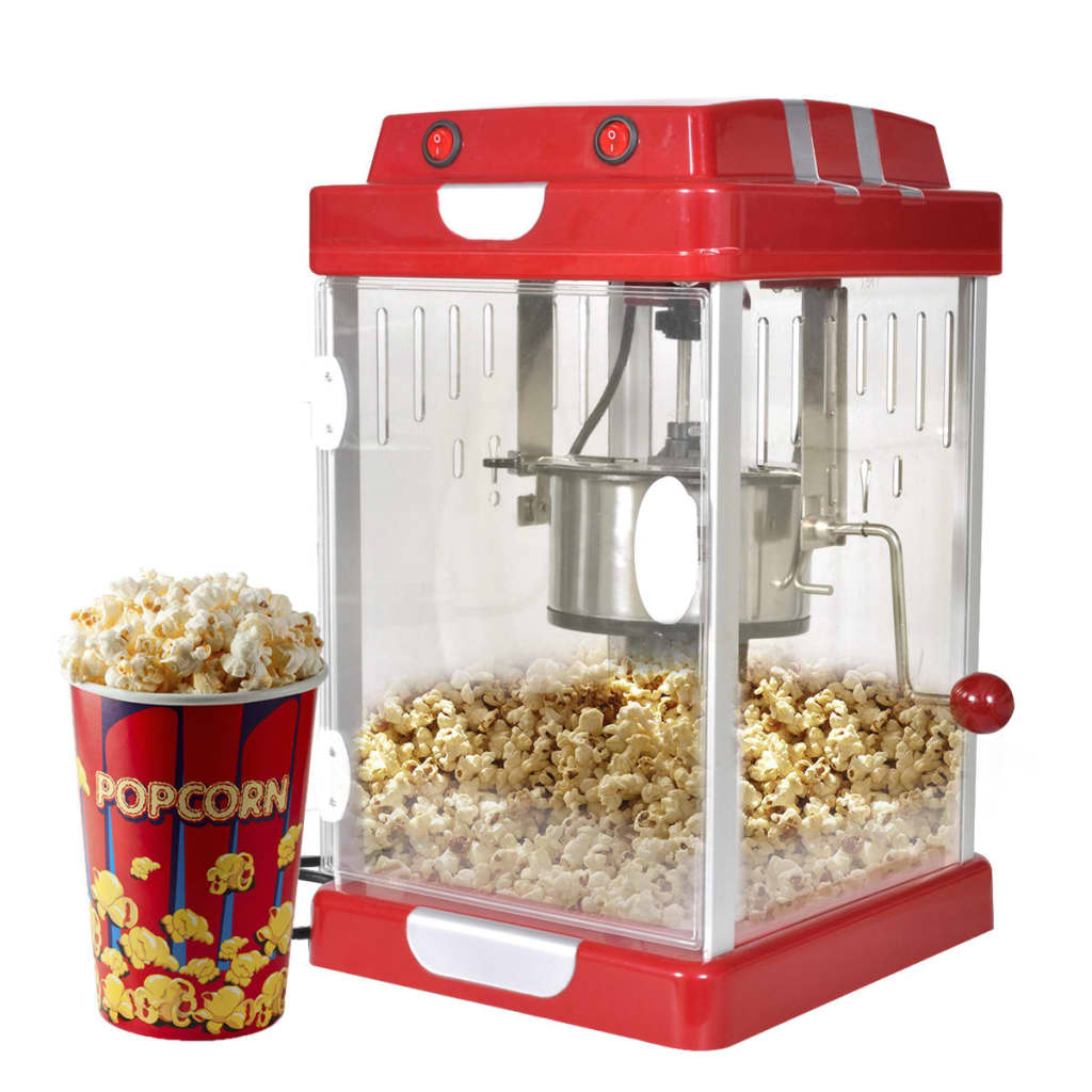 vidaXL Popcornmaschine Kino-Style 2,5 OZ