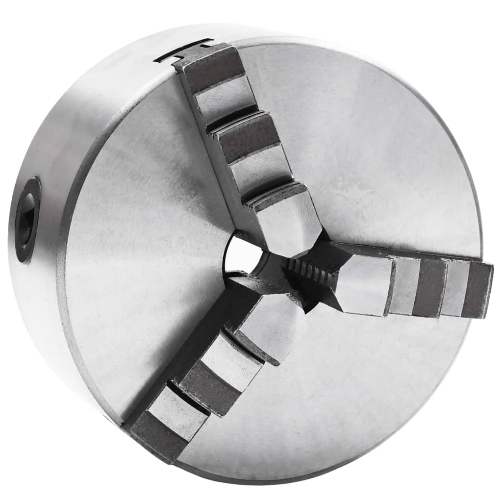 vidaXL 3-Backen-Drehfutter Selbstzentrierend 125 mm Stahl 