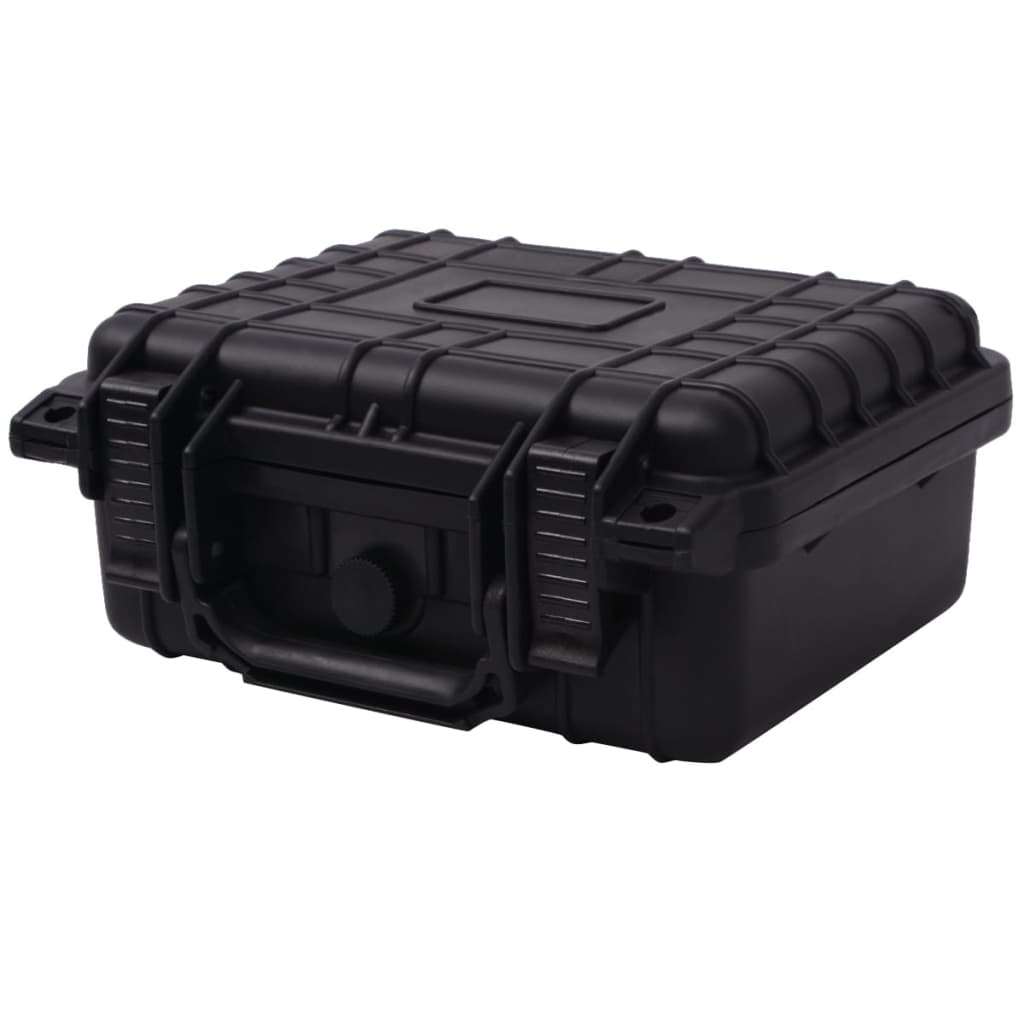 vidaXL Gefahrgutkoffer Schwarz 27x24,6x12,4 cm 
