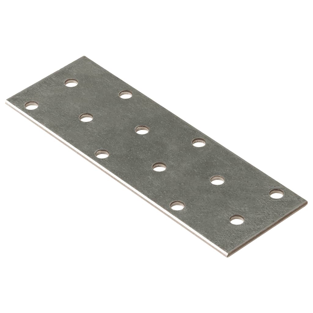 vidaXL Lochplatten 60 Stk. 2 mm 120x40 mm Verzinkter Stahl