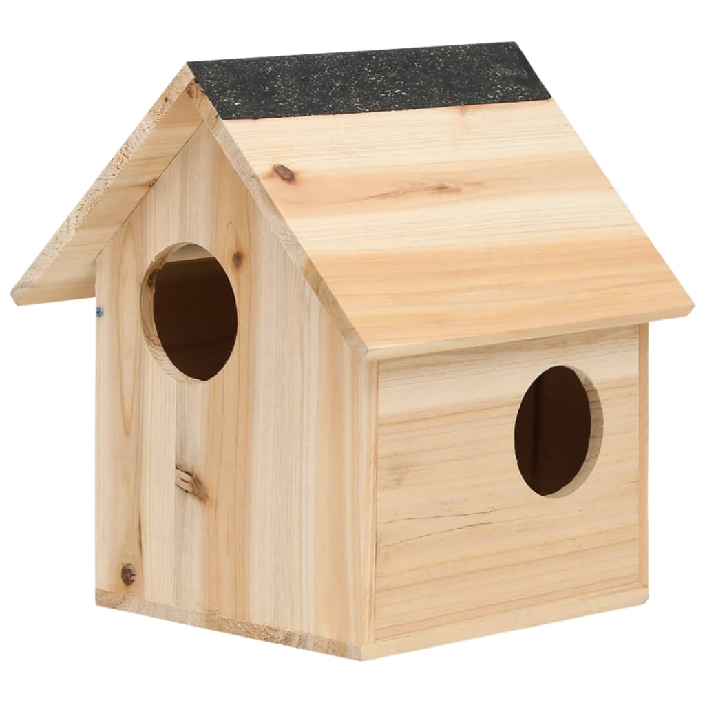 vidaXL Eichhörnchenhaus Tanne Massivholz 26x25x29 cm  