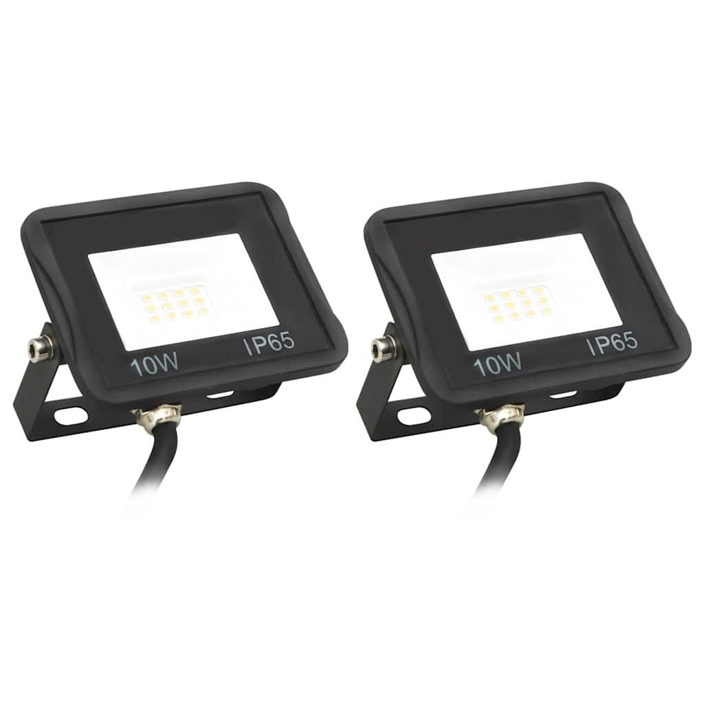 vidaXL LED-Fluter 2 Stk. 10W Warmweiß vidaXL LED-Fluter 2 Stk. 10W Warmweiß
