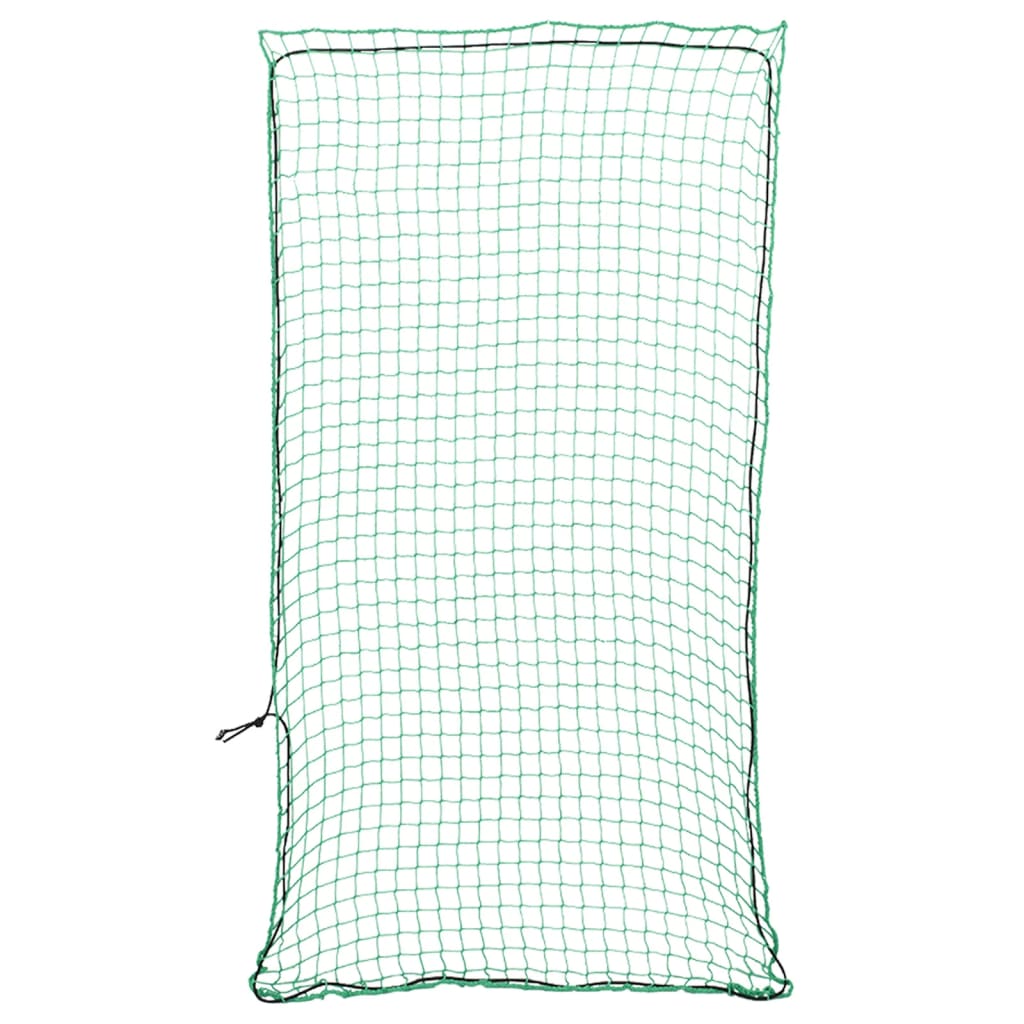 vidaXL Anhängernetz mit Gummiseil Grün 8x3,5 m PP