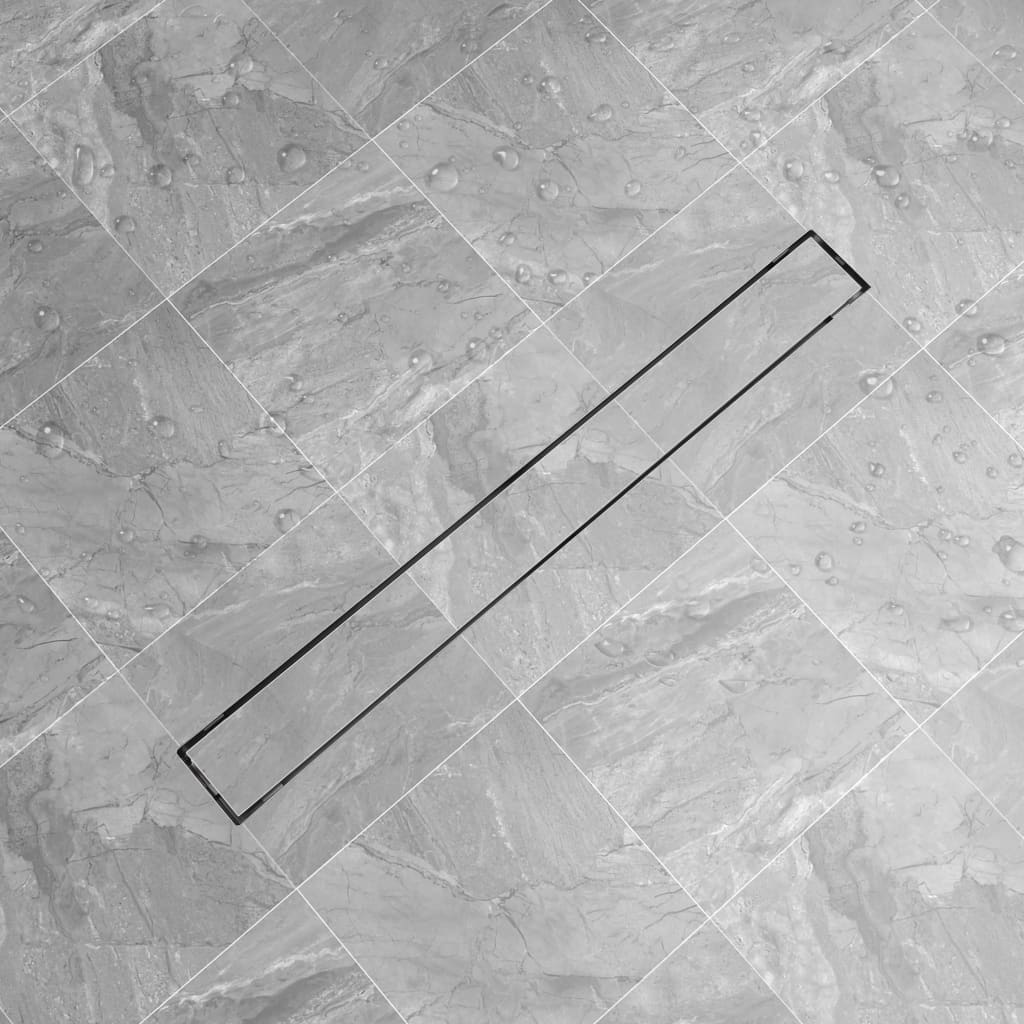 vidaXL Duschrinne 930x140 mm Edelstahl