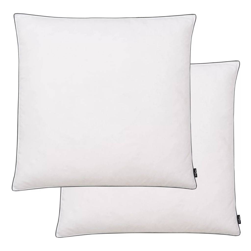 vidaXL Kissen 2 Stk. Daunen-/Federnfüllung Schwer 80x80 cm Weiß