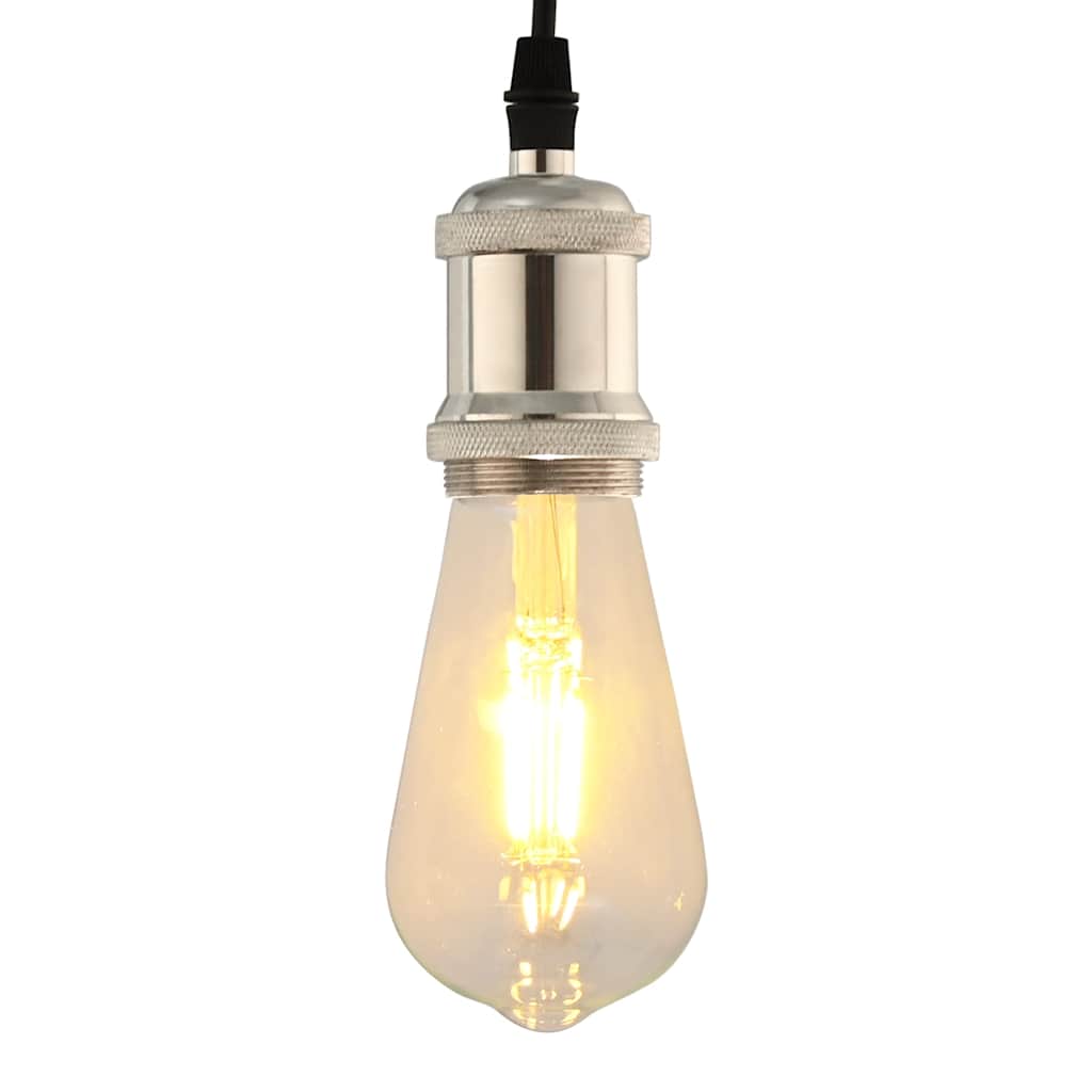 vidaXL Lampenfassungen 2 Stk. Satin-Nickel E27
