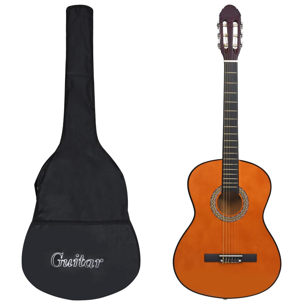 vidaXL 12.-tlg. Klassische Gitarre Set für Anfänger 4/4 39"    