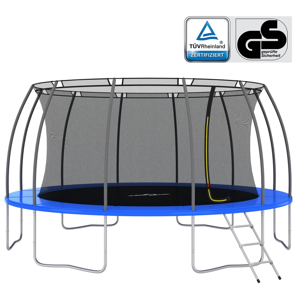 vidaXL Trampolin-Set Rund 488x90 cm 150 kg