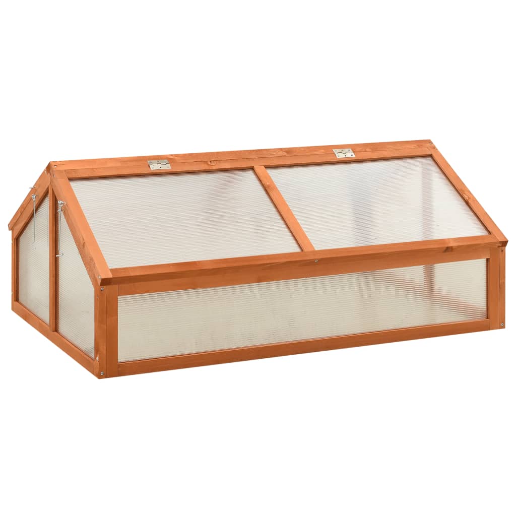 vidaXL Gewächshaus 120x80x50 cm Tannenholz