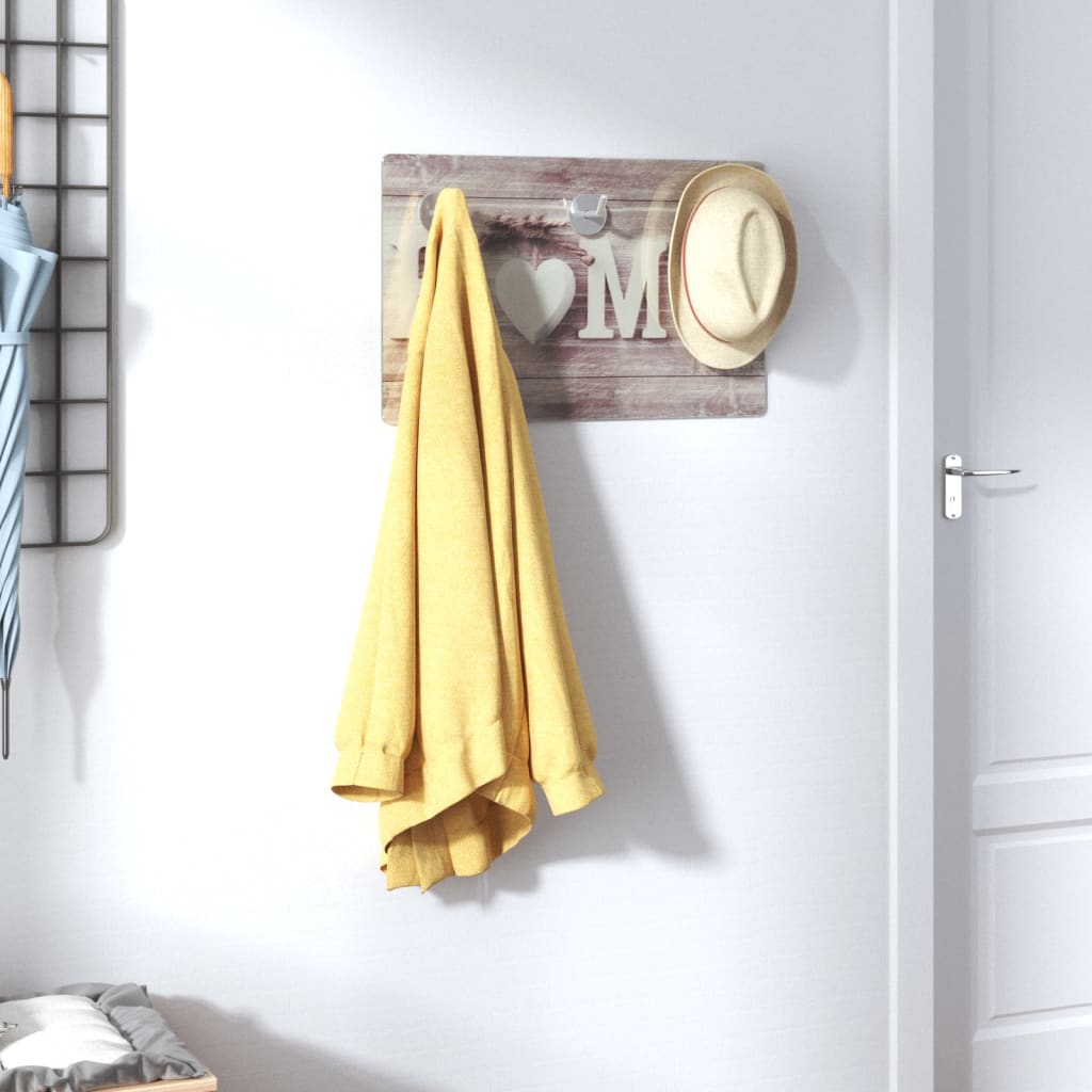 vidaXL Wandgarderobe 40x25 cm Hartglas Home vidaXL Wandgarderobe 40x25 cm Hartglas Home