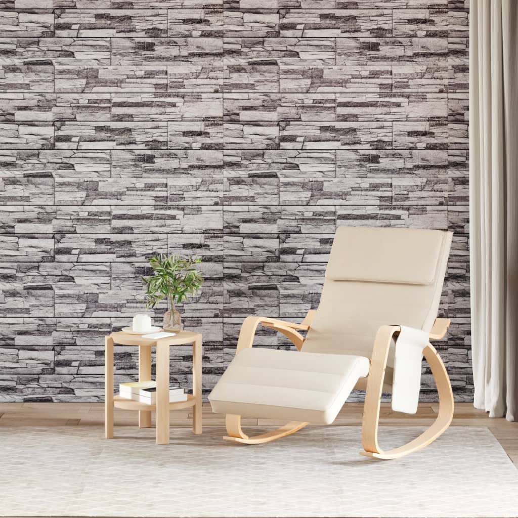 vidaXL 3D-Wandpaneele 10 Stk. Hellgrau 100x50 cm EPS