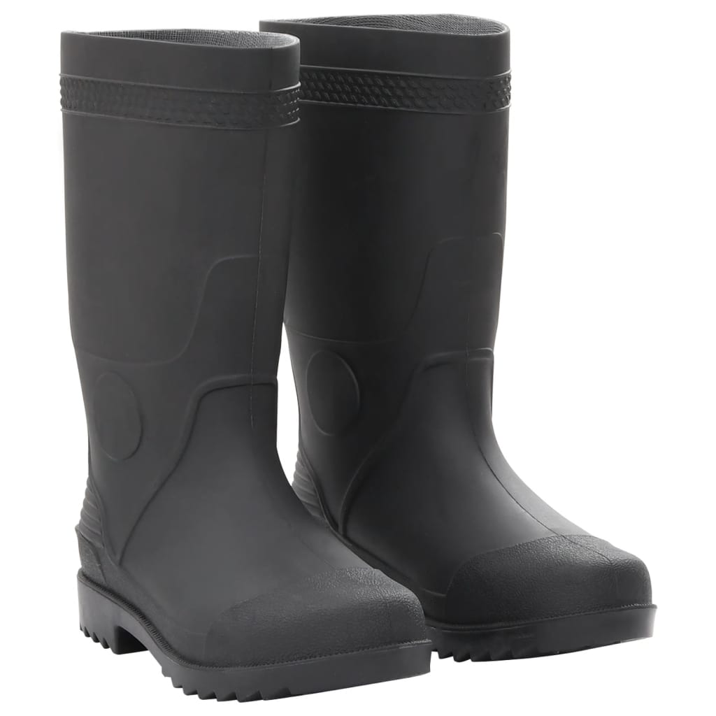 vidaXL Gummistiefel Schwarz Größe 39 PVC