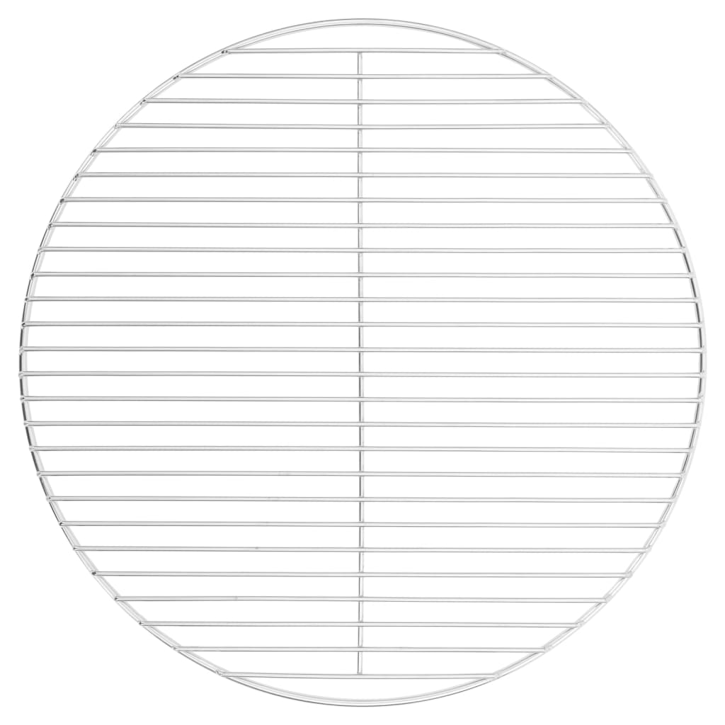 vidaXL Grillrost Rund Ø50 cm 304 Edelstahl