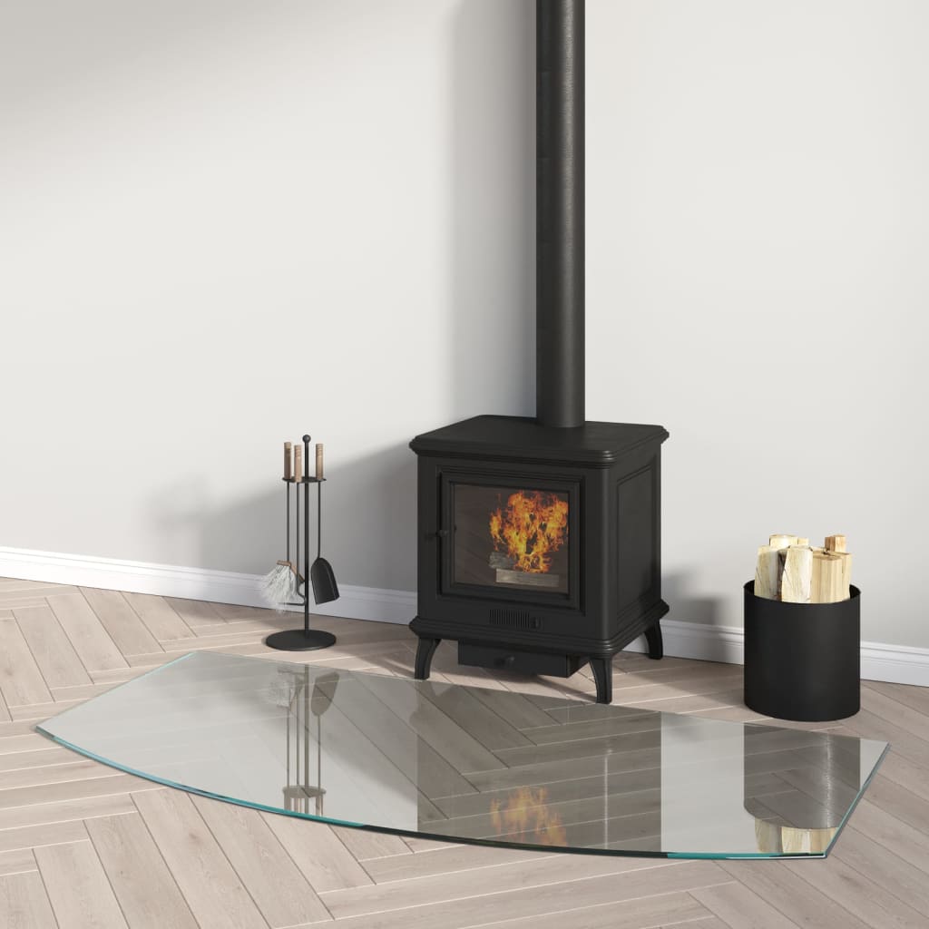vidaXL Kaminofen Glasplatte 120x60 cm