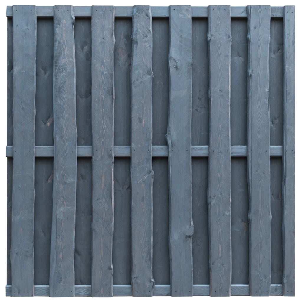vidaXL Bohlenzaun-Element Kiefernholz 180x180 cm Grau