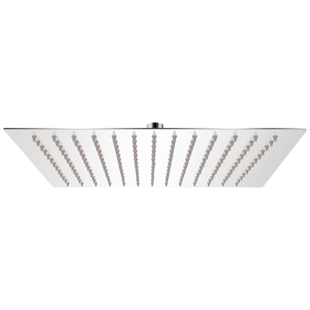 vidaXL Regenbrause Edelstahl 25x25 cm Quadratisch