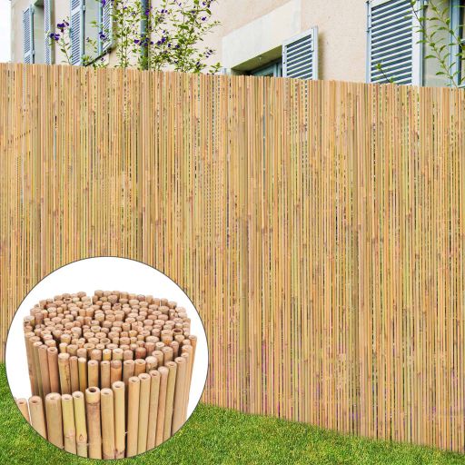 vidaXL Bambuszaun 300x130 cm